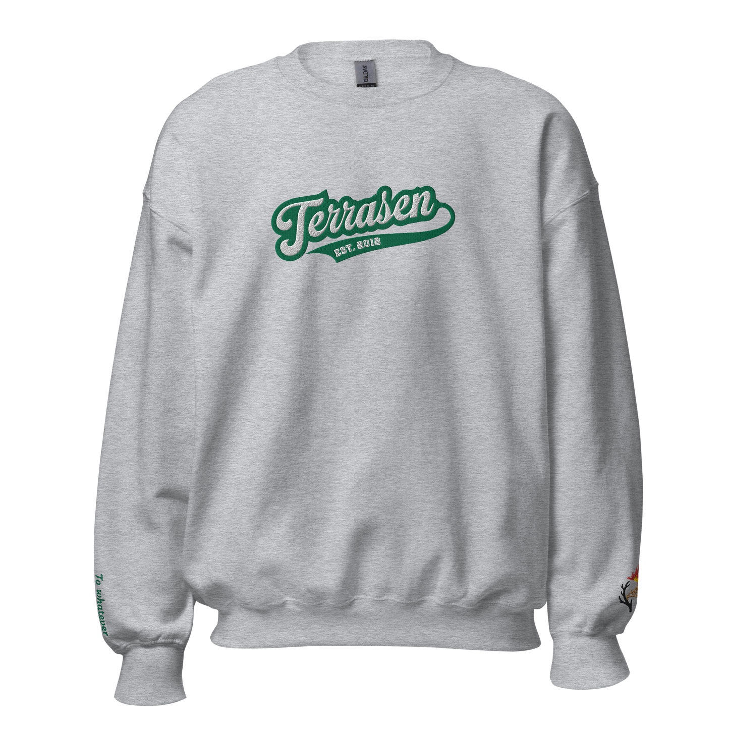 Terrasen Varsity Embroidered Crewneck