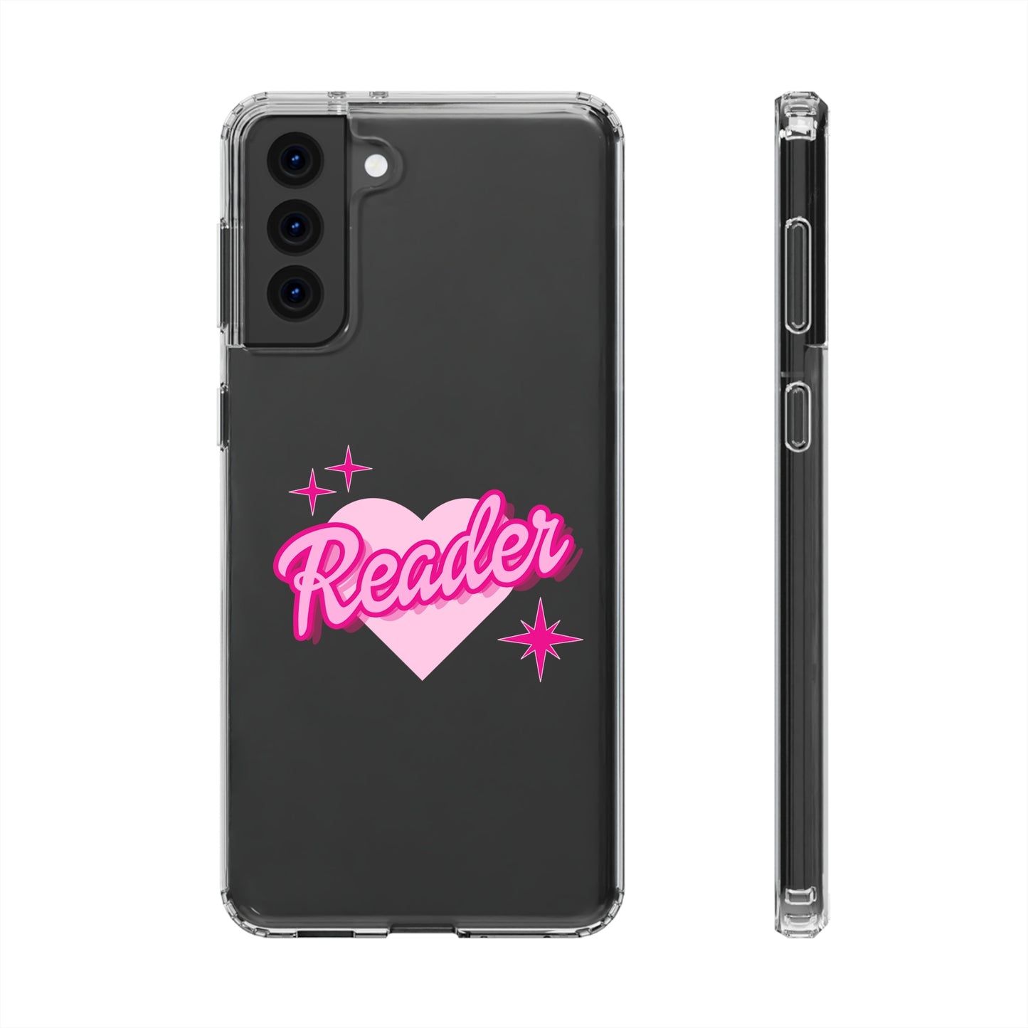 Reader Doll Clear Phone Cases *PRINTED ON DEMAND*