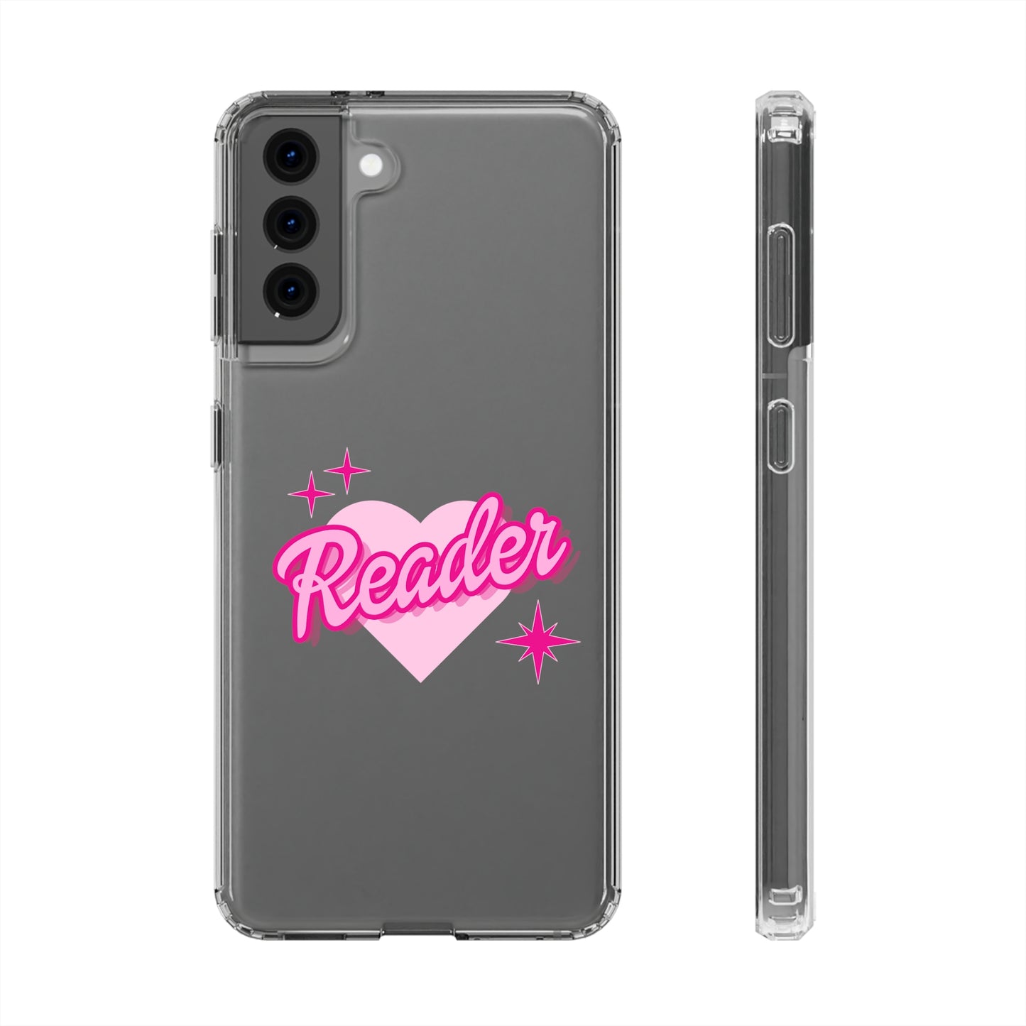 Reader Doll Clear Phone Cases *PRINTED ON DEMAND*