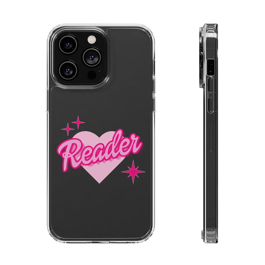 Reader Doll Clear Phone Cases *PRINTED ON DEMAND*