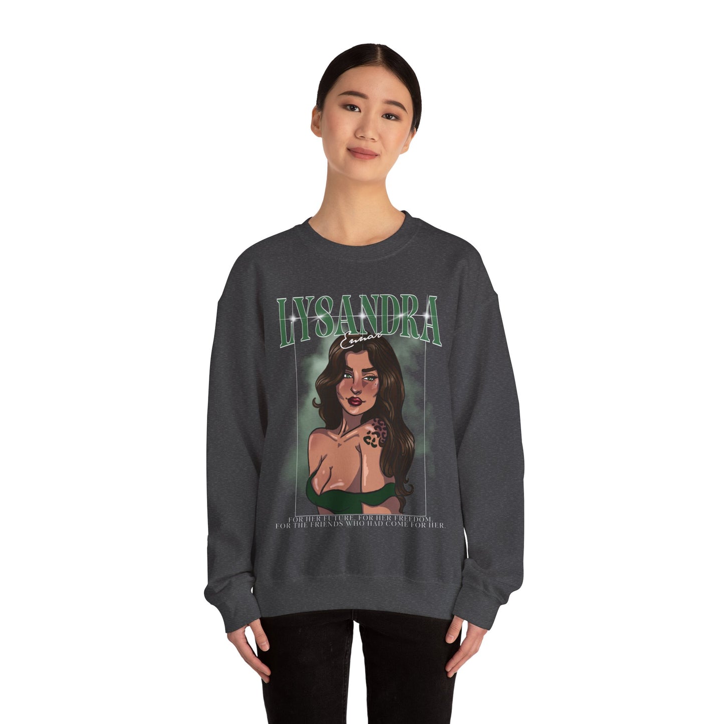 Lysandra Ennar Retro 90's GILDAN Crewneck Sweatshirt *PRINT ON DEMAND*