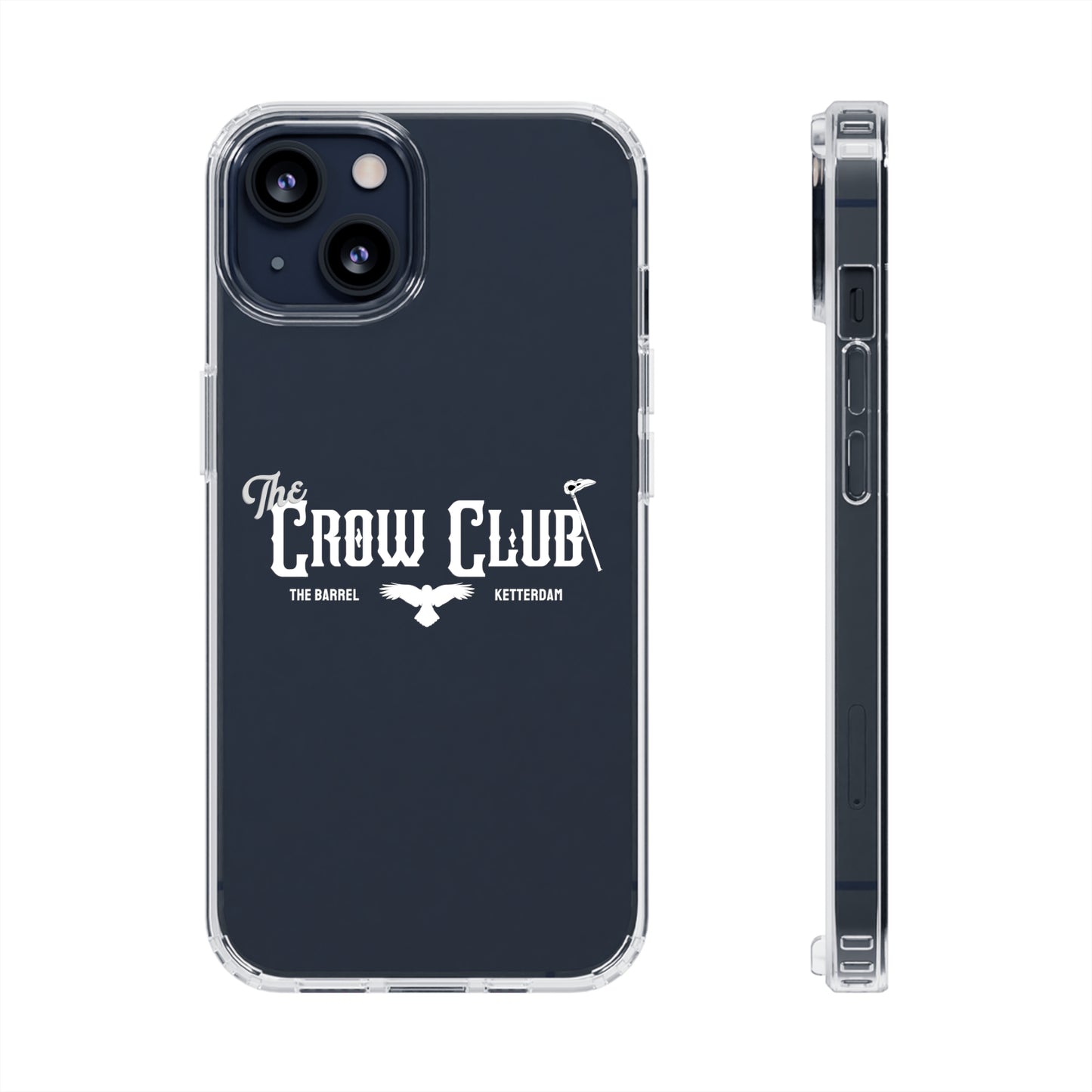 Crow Club Clear Phone Cases *PRINTED ON DEMAND*