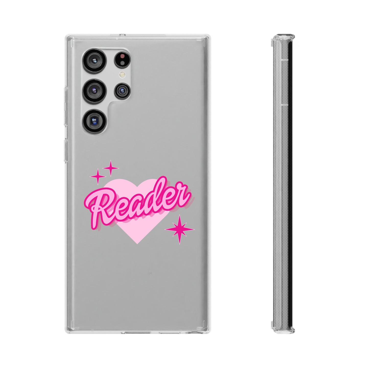 Reader Doll Clear Phone Cases *PRINTED ON DEMAND*