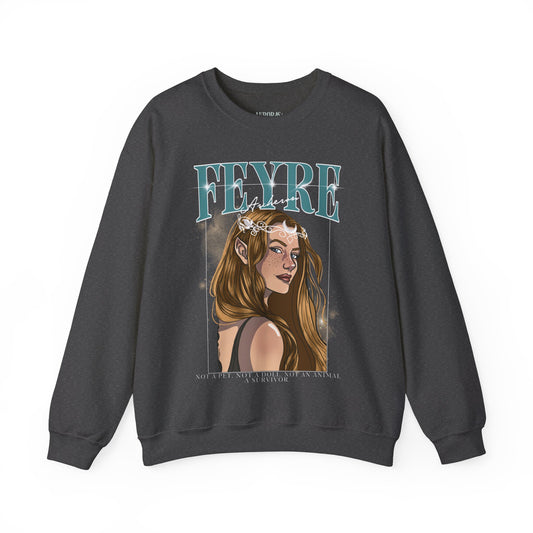 Feyre Archeron Retro 90's GILDAN Crewneck Sweatshirt *PRINT ON DEMAND*