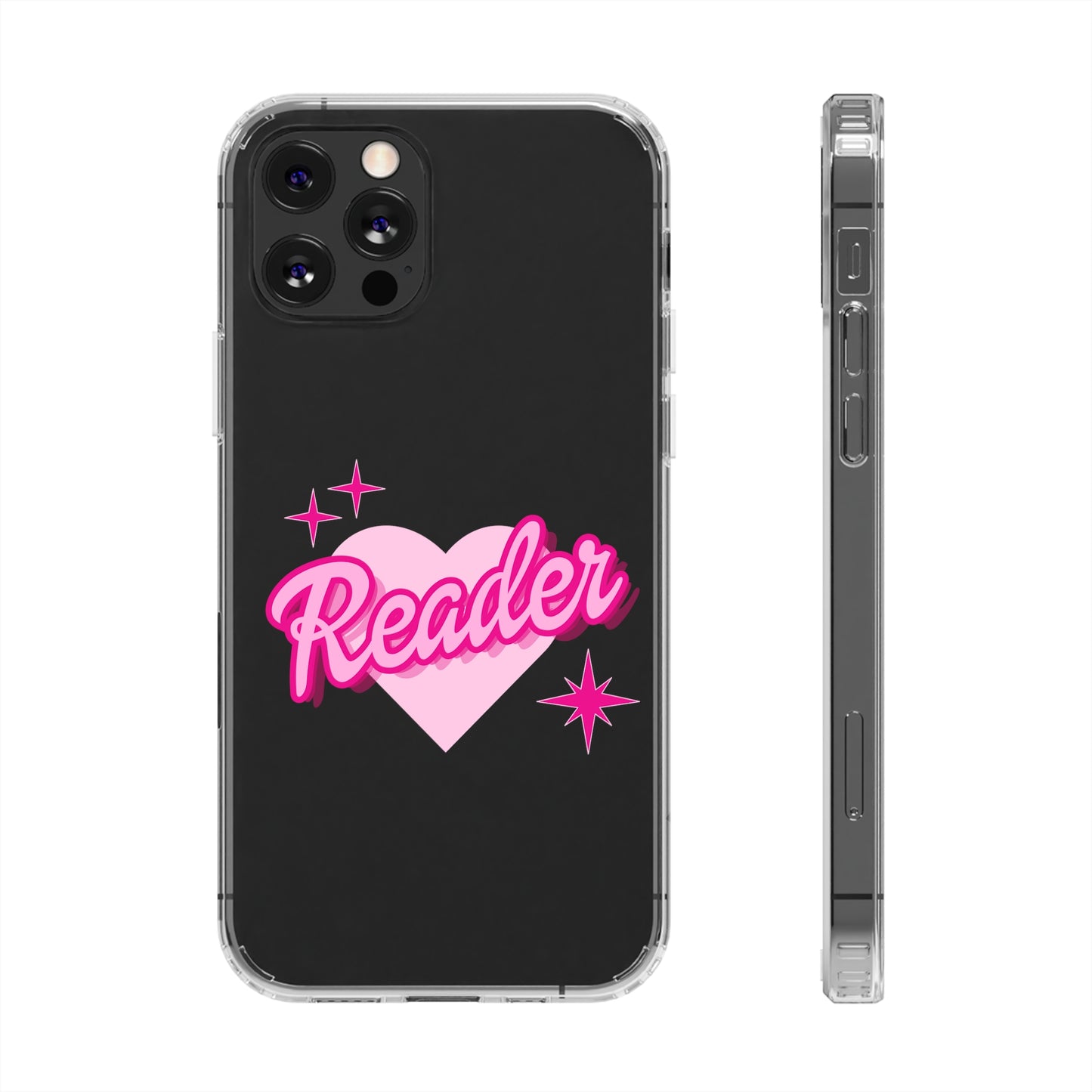 Reader Doll Clear Phone Cases *PRINTED ON DEMAND*