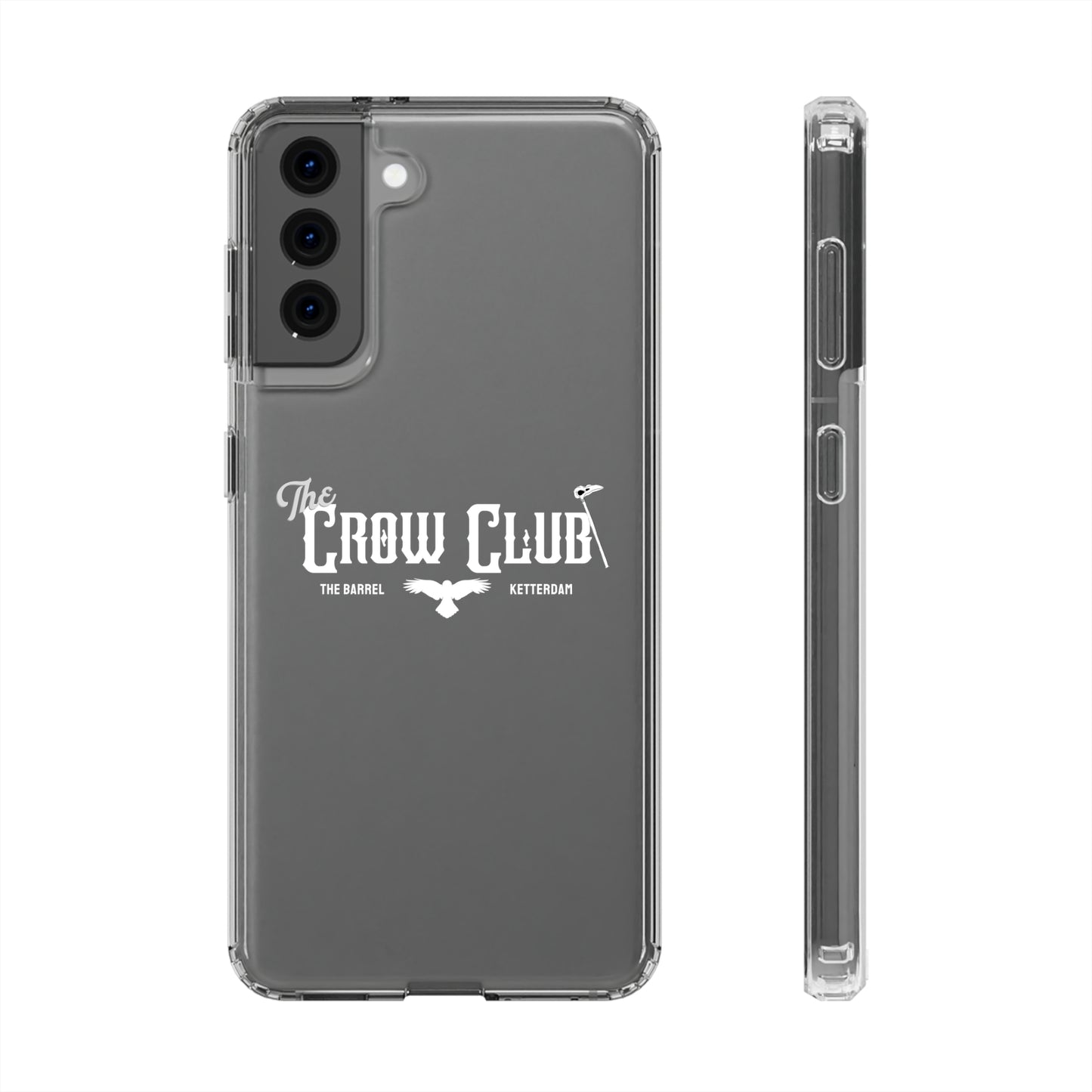 Crow Club Clear Phone Cases *PRINTED ON DEMAND*