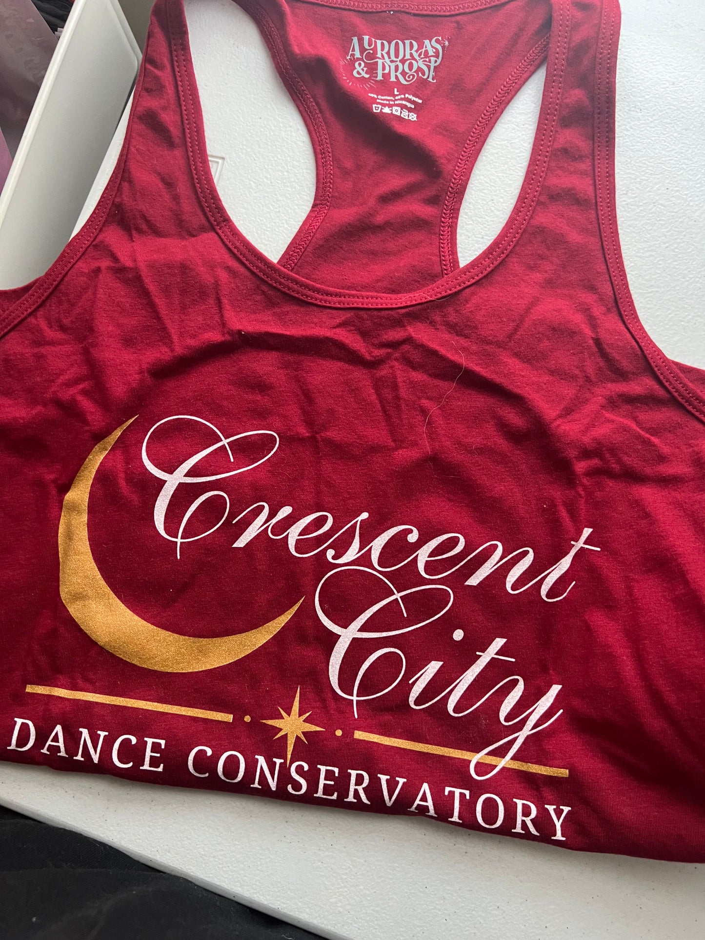 SAMPLE SALE- (L) Crescent City Dance Conservatory Tank Top- *Ready to Ship*