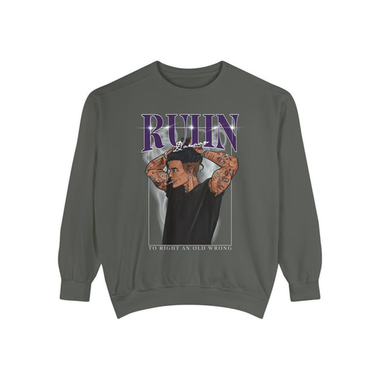 Ruhn Danaan Retro 90's COMFORT COLORS Premium Crewneck *PRINTED ON DEMAND*