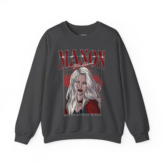 Manon Blackbeak Retro 90's GILDAN Crewneck Sweatshirt *PRINT ON DEMAND*