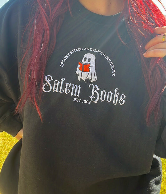 Salem Books Embroidered Crewneck