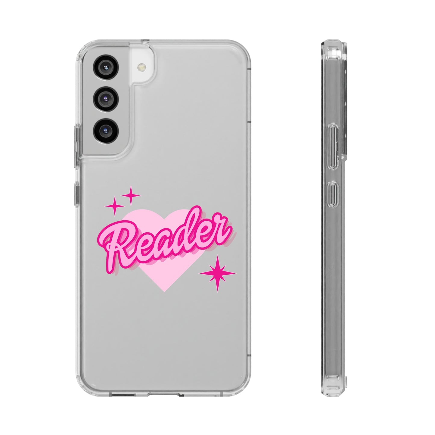 Reader Doll Clear Phone Cases *PRINTED ON DEMAND*