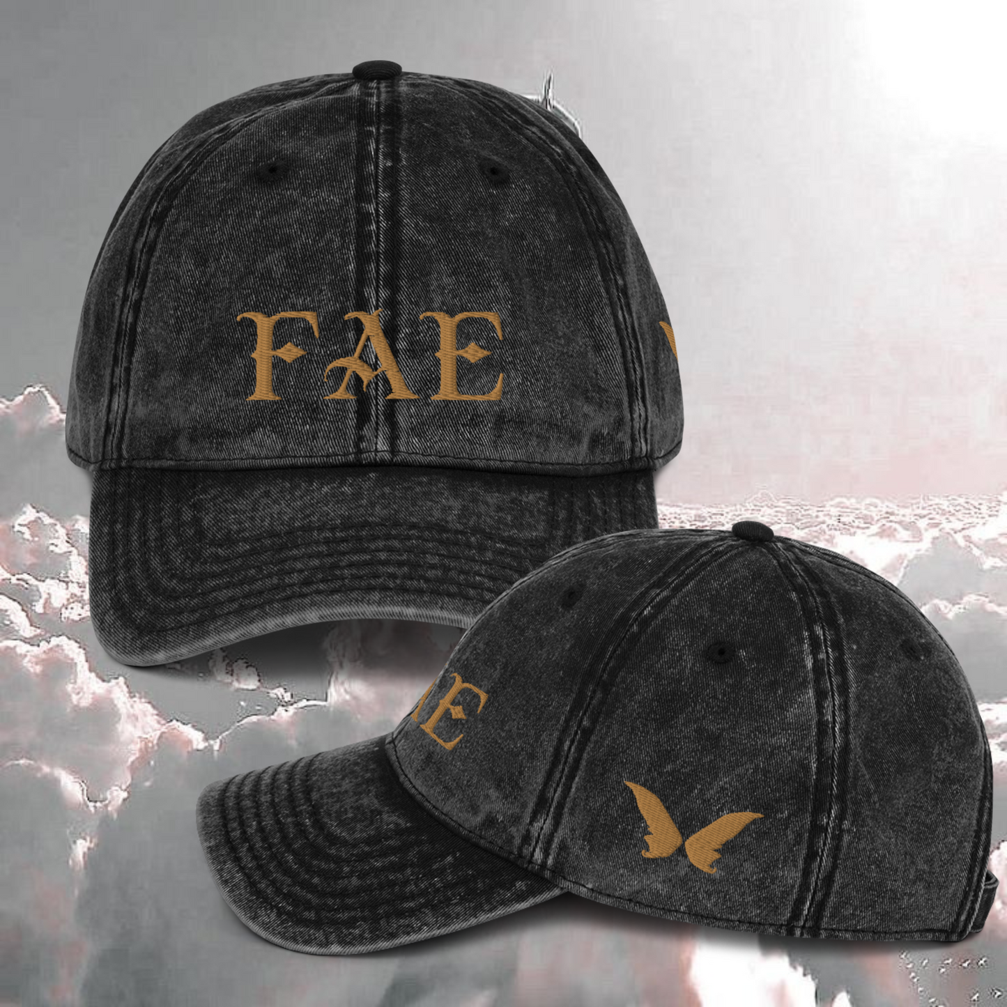 FAE Embroidered Vintage Hat