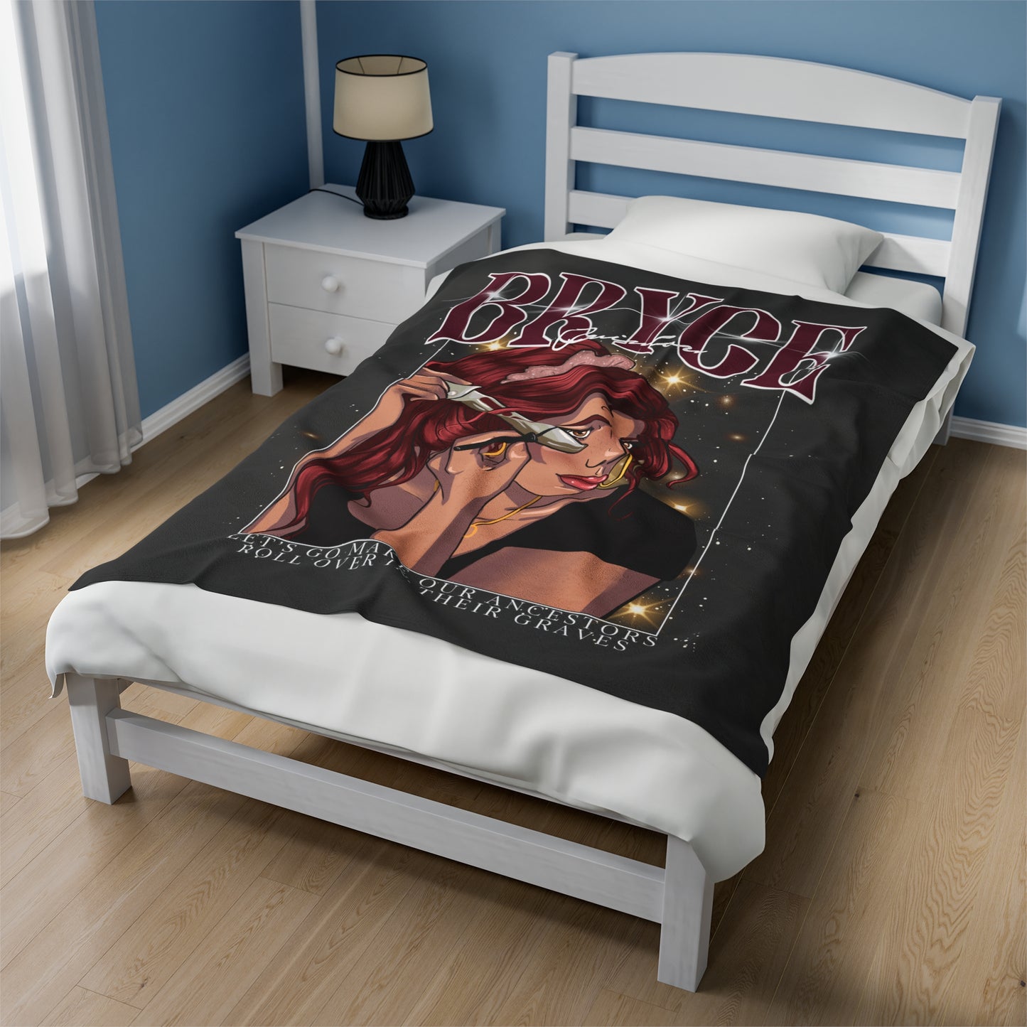 Bryce Quinlan Lightweight Velveteen Plush Blanket *PRINTED ON DEMAND*