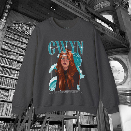 Gwyn Berdara Retro 90's GILDAN Crewneck Sweatshirt *PRINT ON DEMAND*