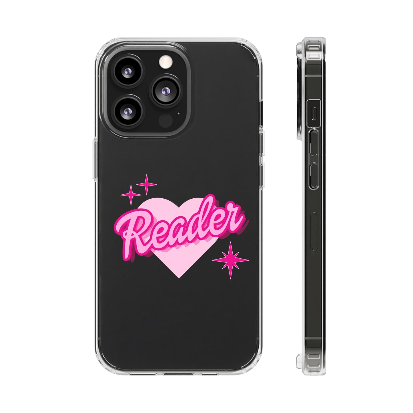 Reader Doll Clear Phone Cases *PRINTED ON DEMAND*