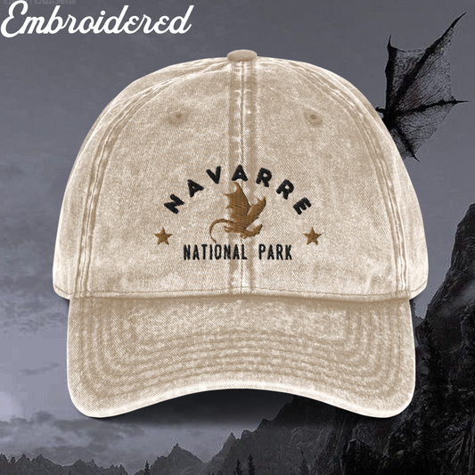 Navarre National Park Embroidered Vintage Hat