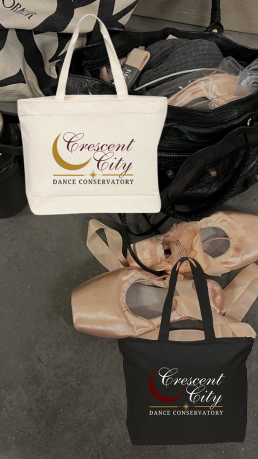 Crescent City Dance Conservatory Zip Tote