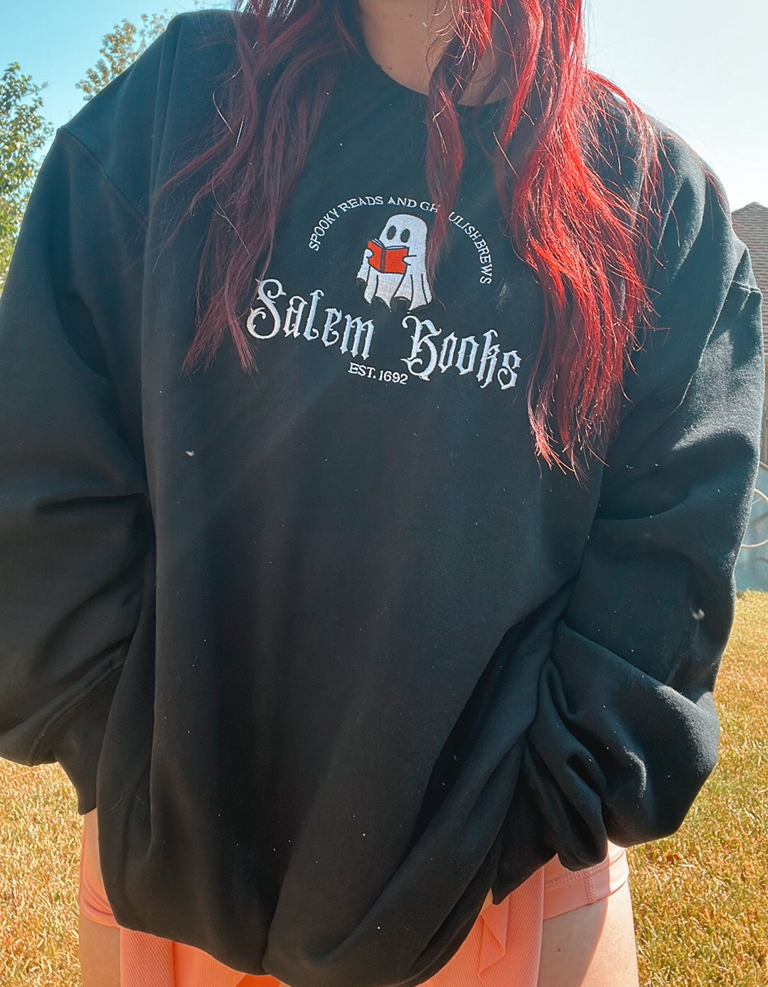 Salem Books Embroidered Crewneck