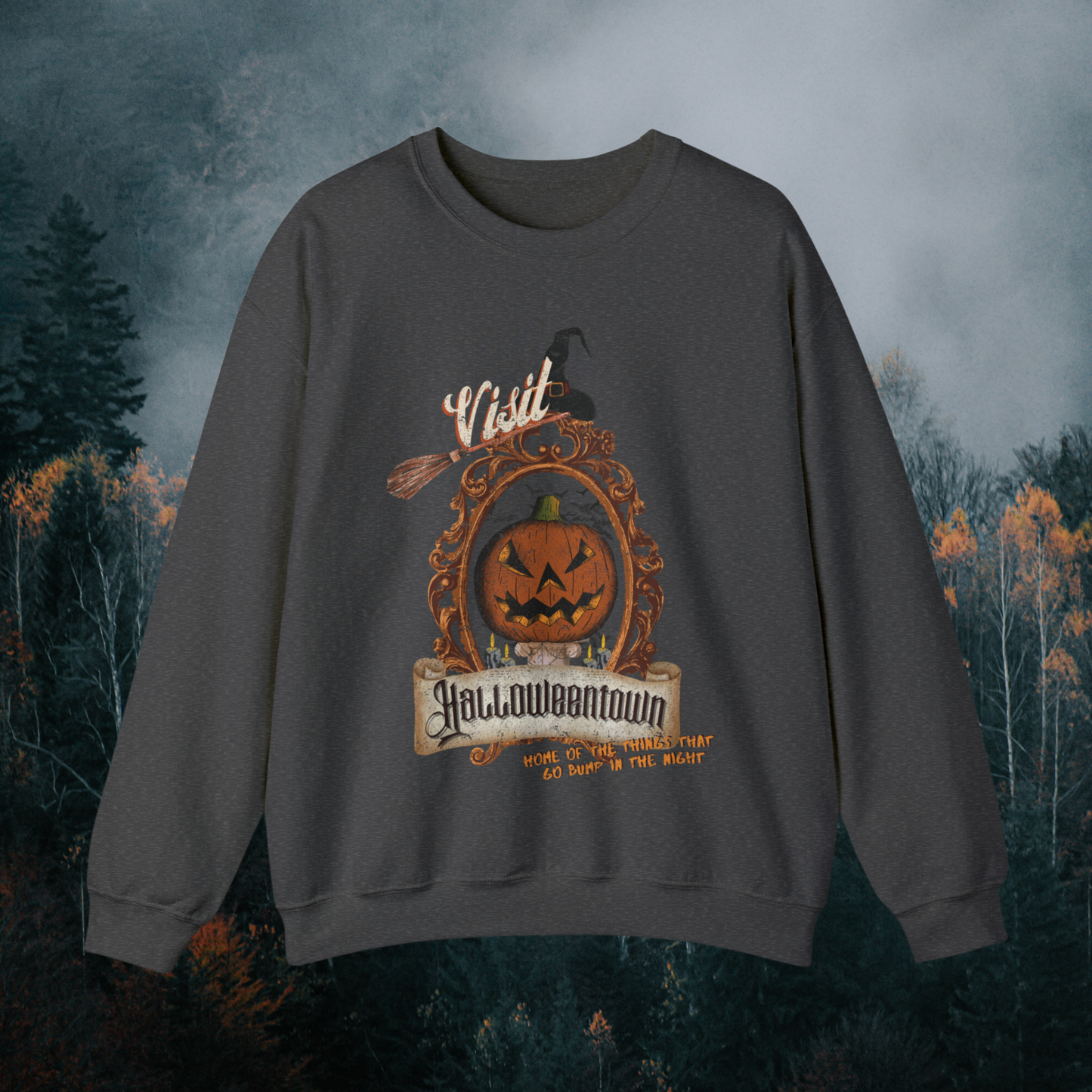 Spooky Home Printed Crewneck