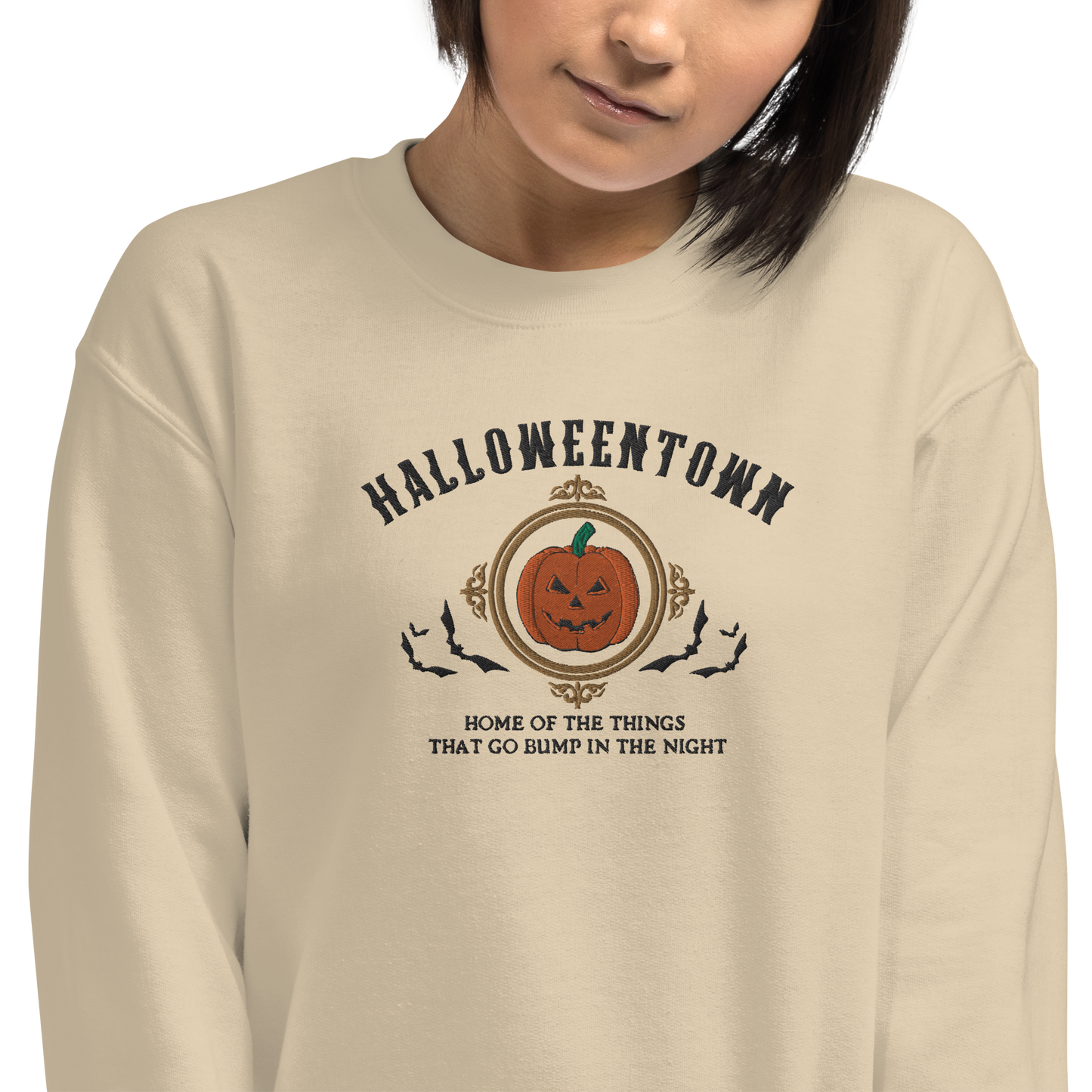 Spooky Home Embroidered Crewneck