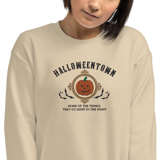 Spooky Home Embroidered Crewneck