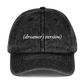 (dreamer's version) Embroidered Vintage Hat